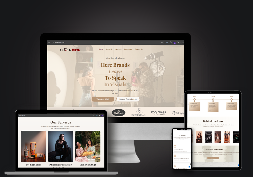 ClicknClap visual storytelling